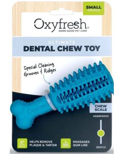 OxyFresh® kauwspeeltje van BPA-vrij rubberBPA voor puppy's met reinigingsribbels voor bestrijding tandplak en tandvleesmassage